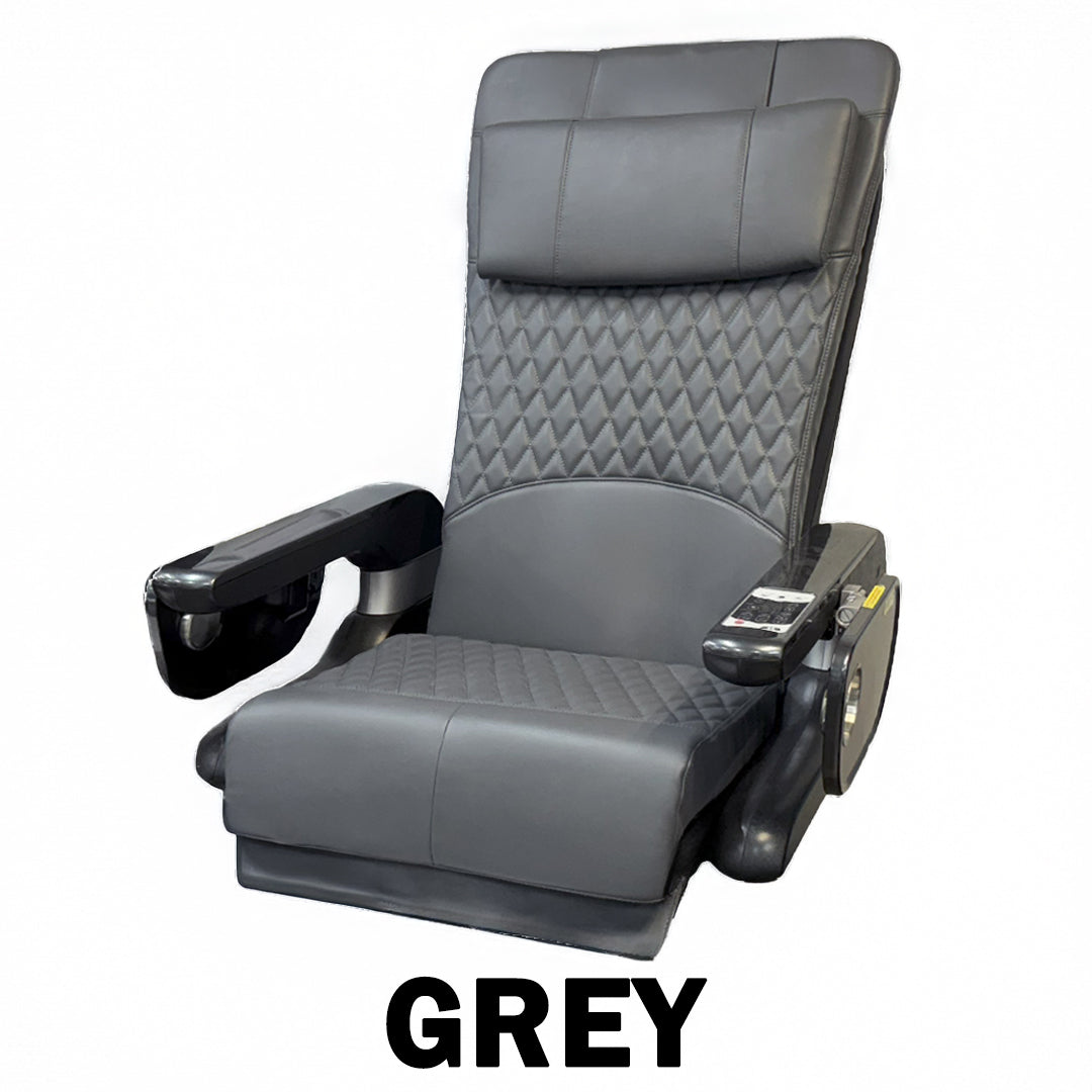 Leather Cover Pad Cushion Set with Matching Color Pillow NTK