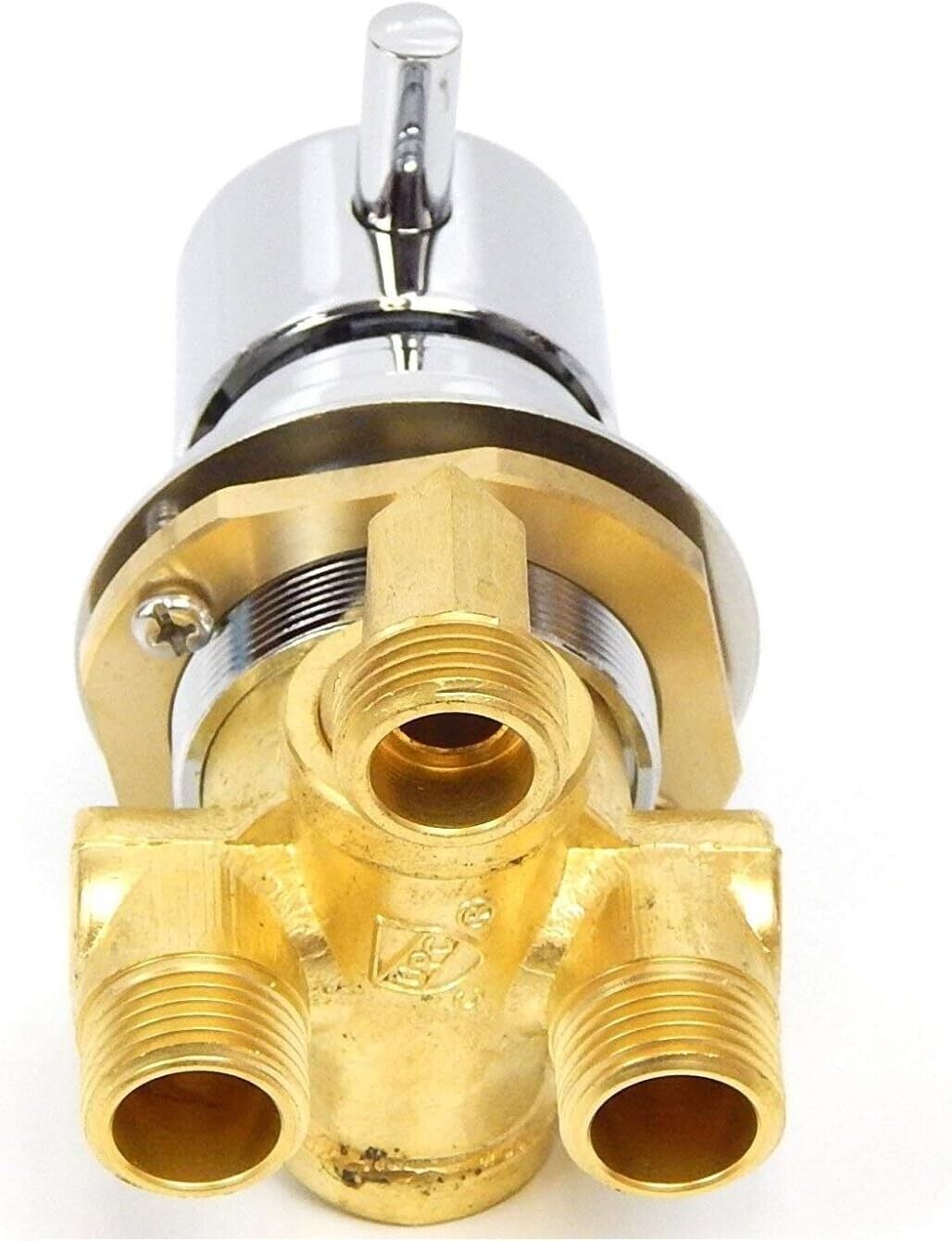 UNIVERSAL PEDICURE SPA CHAIR FAUCET 3 WAY HOT AND COLD MIXER VALVE 1/2"