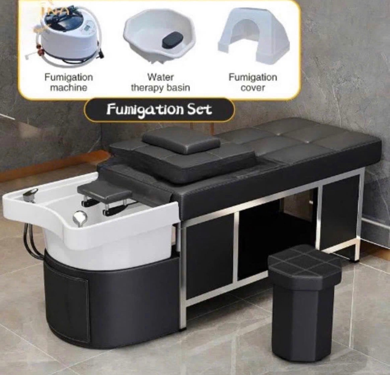 Head Spa & Steam Therapy Treatment Bed FUMI