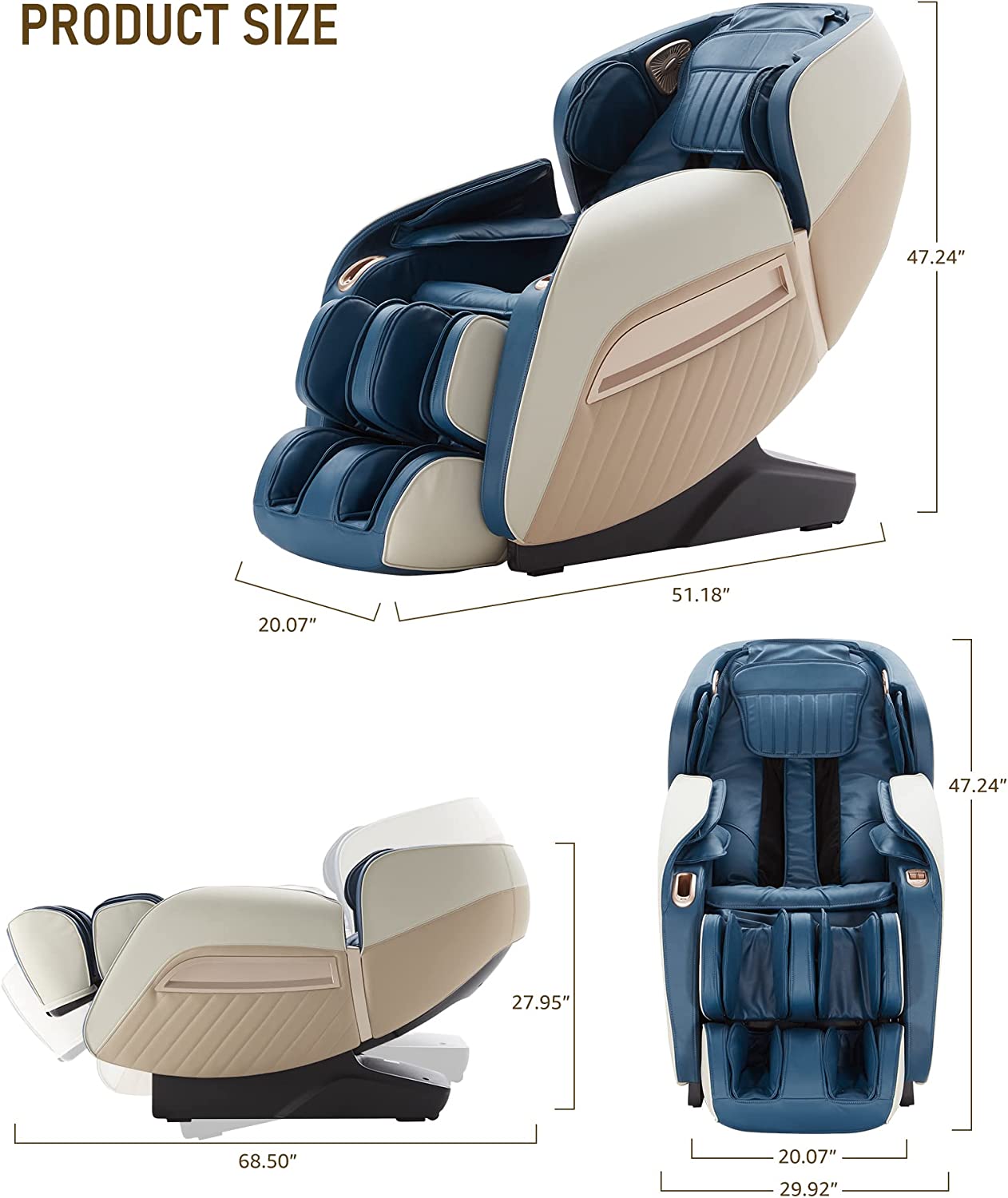 HOME MASSAGE CHAIR BLACK A305