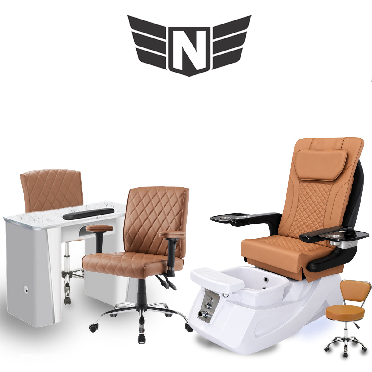 𝗧𝗮𝘆𝗹𝗼𝗿 𝗣𝗲𝗱𝗶𝗰𝘂𝗿𝗲 𝗦𝗽𝗮 𝗖𝗵𝗮𝗶𝗿 𝗪𝗵𝗶𝘁𝗲 𝗚𝗿𝗲𝘆