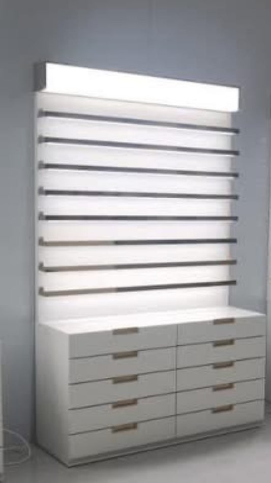 Polish rack 48 inch gold