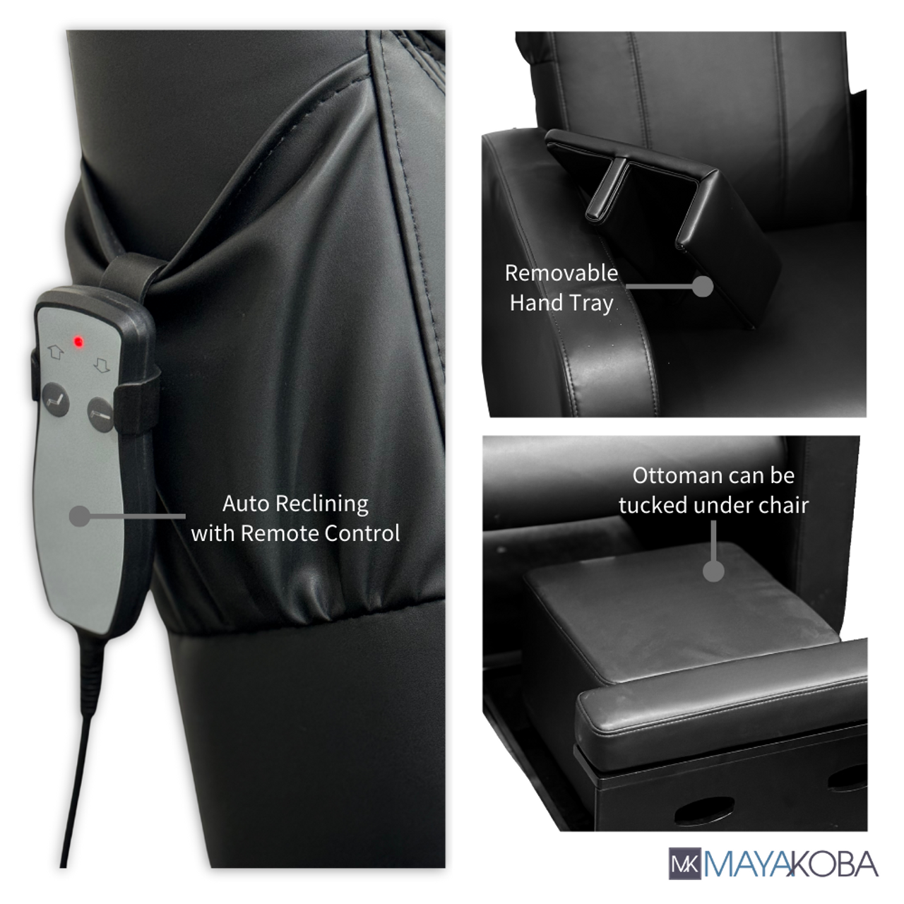 PediPlush Lounge Non-Plumbing Pedicure Chair