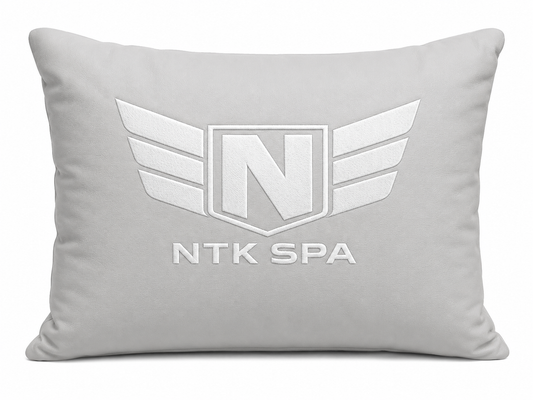 LIGHT GRAY WAIST PILLOW  PL160# L18 X W14