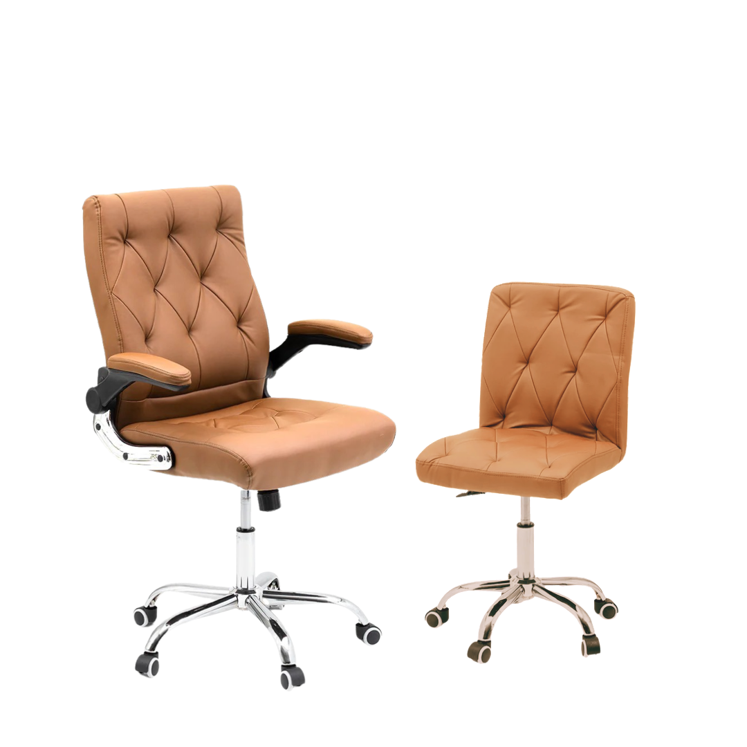 CUSTOMER AND TECHNICIAN CHAIR LIFT UP CAPPUCCINO