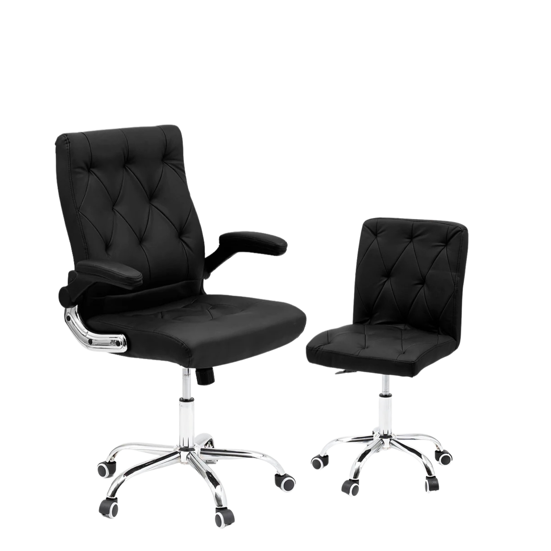 CUSTOMER AND TECHNICIAN CHAIR LIFT UP BLACK