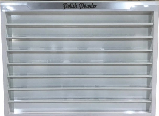 NS01 SINGLE POLISH RACK55 INCH Kệ đựng bột và sơn treo tường, 2 tầng