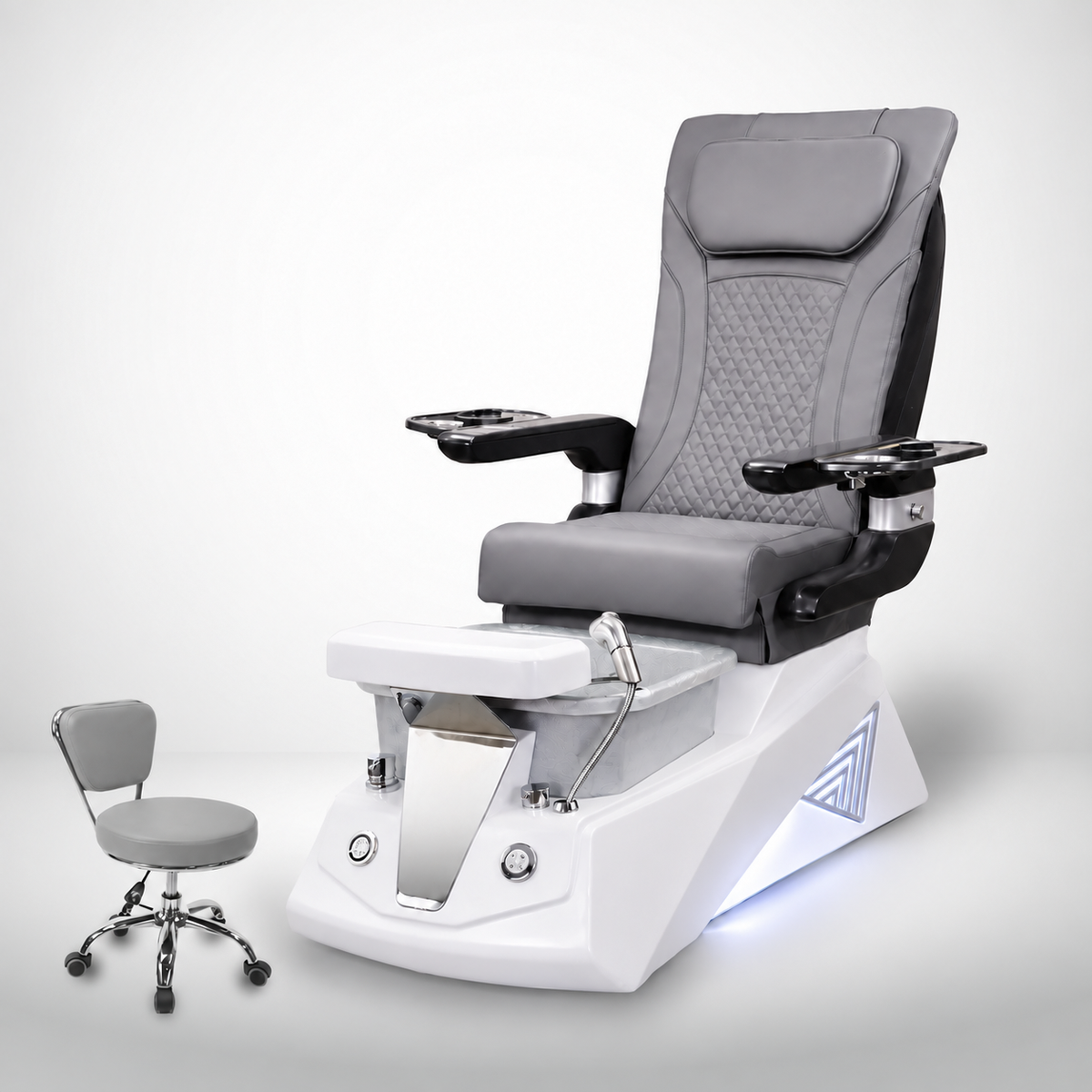 𝗩𝗶𝗴𝗼𝗿 𝗣𝗲𝗱𝗶𝗰𝘂𝗿𝗲 𝗦𝗽𝗮 𝗖𝗵𝗮𝗶𝗿 𝗪𝗵𝗶𝘁𝗲 𝗚𝗿𝗲𝘆