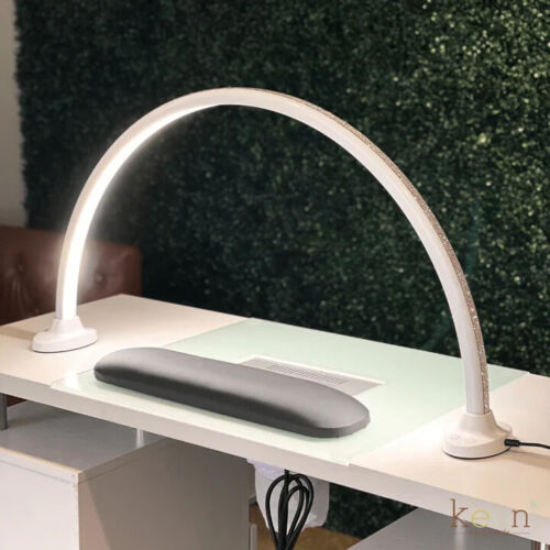 Half-Moon Nail Desk Lamp for Professionals Manicure Desk Lamp