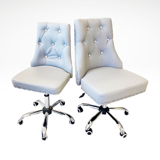 Customer & Technician Chair Combo - Grey